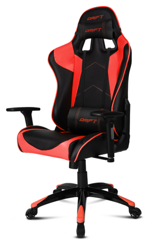 DRIFT DR300 Silla para videojuegos de PC Asiento acolchado Negro, Rojo