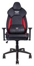 Thermaltake GGC-VCO-BRLWDS-01 silla para videojuegos Butaca para jugar Asiento acolchado Negro, Rojo