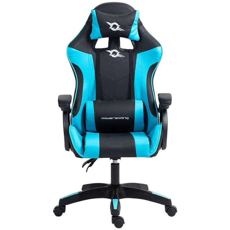 PowerGaming  Silla  Altavoz Masaje Negro+Azul