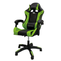 Silla Gaming PowerGaming con Altavoz Bluetooth y Masaje Negro/Verde