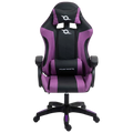 PowerGaming Silla  Altavoz Masaje Negro+Lila