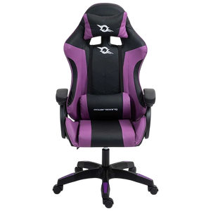 PowerGaming Silla  Altavoz Masaje Negro+Lila