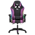 PowerGaming LED RGB Silla Negro+Lila