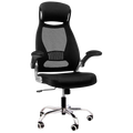 Silla de Oficina Powerbasics W2003 Negro con Reposabrazos Abatibles