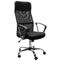 Silla de Oficina Powerbasics Mesh Negro con Respaldo Reclinable