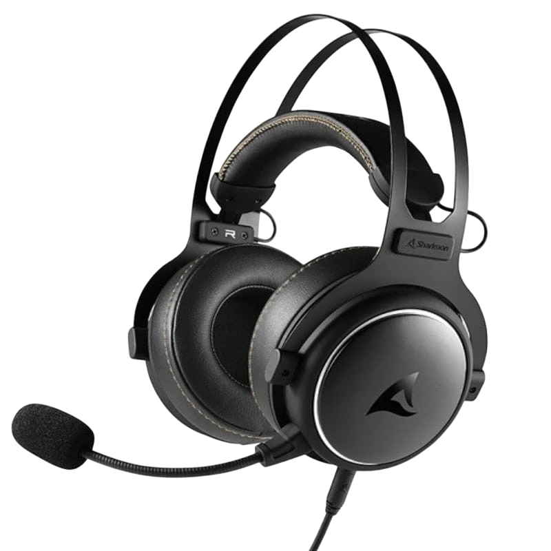 Sharkoon Skiller SGH50 Negro Diadema con micrófono Auriculares