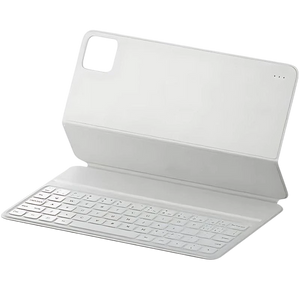 Funda Smart Case con Teclado para Xiaomi Pad 6 Blanco