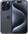 Apple iPhone 15 Pro 15,5 cm (6.1") SIM doble iOS 17 5G USB Tipo C 1 TB Titanio, Azul