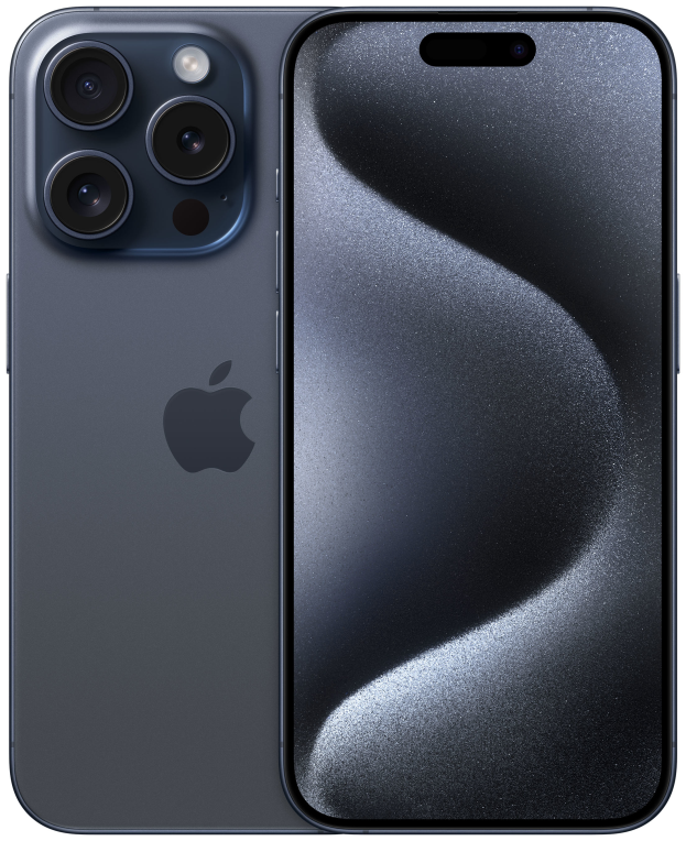 Apple iPhone 15 Pro 15,5 cm (6.1") SIM doble iOS 17 5G USB Tipo C 1 TB Titanio, Azul