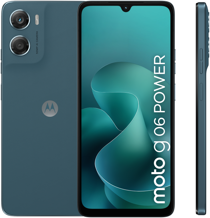 Motorola moto g06 power 17,5 cm (6.88") SIM doble Android 15 4G USB Tipo C 4 GB 256 GB 7000 mAh Azul