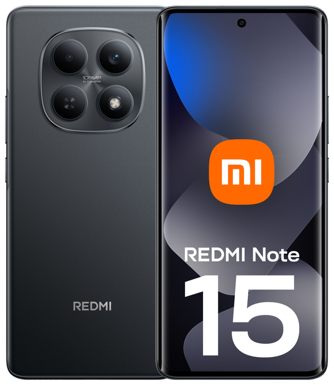 Xiaomi Redmi Note 15 17,2 cm (6.77") 6 GB 128 GB 6000 mAh Negro