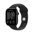 Apple Watch Series 12/ GPS/ Cellular/ 46mm/ Negro/ Correa Deportiva Negra (S/M)