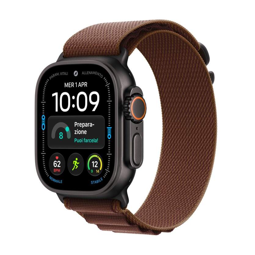 Apple Watch Ultra 4/ GPS/ 49mm/ Caja de Titanio Negro/ Correa Loop Alpine Burdeos M