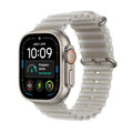Apple Watch Ultra 4/ GPS/ 49mm/ Caja de Titanio Natural/ Correa Ocean Gris Translúcido