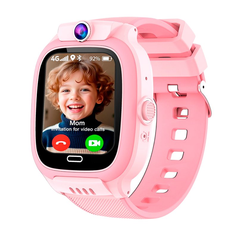 Smartwatch COOL Kids 4G GPS Silicona Rosa (Localización, Videollamadas, SIM)