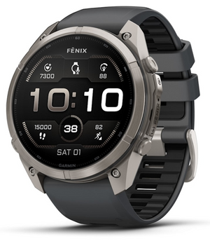 Garmin fenix 9 Pro 3,81 cm (1.5") AMOLED 51 mm Digital 466 x 466 Pixeles Pantalla táctil Titanio Wifi GPS (satélite)