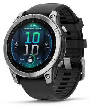 Garmin Fenix E 3,3 cm (1.3") AMOLED 47 mm Digital 416 x 416 Pixeles Pantalla táctil Acero inoxidable Wifi GPS (satélite)