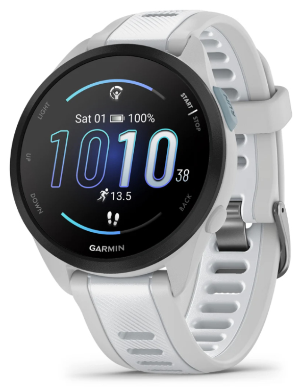 Garmin Forerunner 165 3,05 cm (1.2") AMOLED 43 mm Digital 390 x 390 Pixeles Pantalla táctil Gris GPS (satélite)