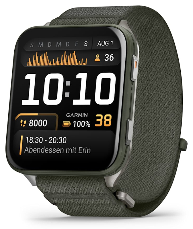 Garmin Venu X1 5,08 cm (2") AMOLED Digital 448 x 486 Pixeles Pantalla táctil Gris Wifi GPS (satélite)