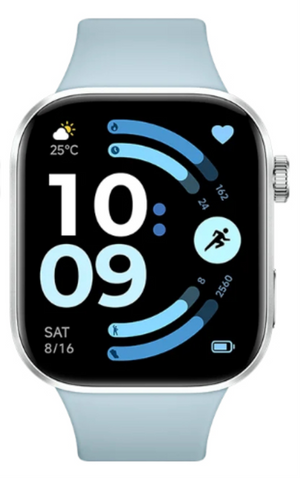 Xiaomi Redmi Watch 6 5,26 cm (2.07") AMOLED 46.5 mm Digital 432 x 514 Pixeles Pantalla táctil Azul GPS (satélite)