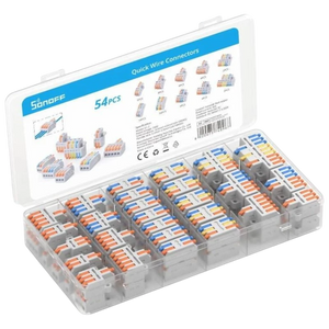 Sonoff D1-2 Gris - Conector para Empalme de Cables 54 Pcs