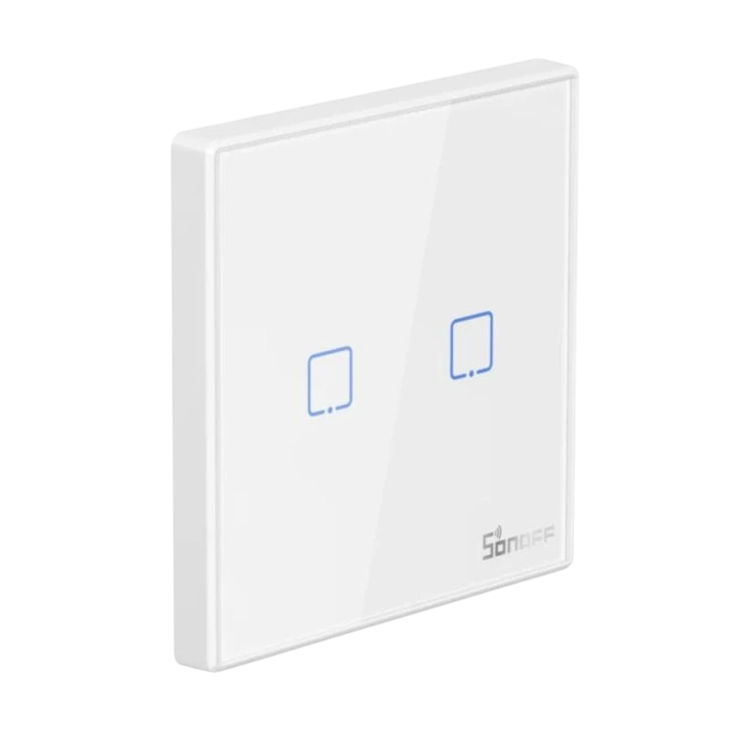 Sonoff T2 2C WiFi + RF 433 - Interruptor Táctil Inteligente