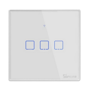 Sonoff T2EU3C-RF 433MHz 3 botones - Interruptor táctil inteligente programable