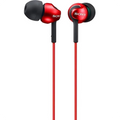 Sony MDR-EX110AP Rojo In-Ear con micrófono Auriculares