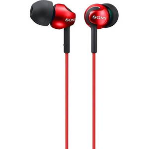 Sony MDR-EX110AP Rojo In-Ear con micrófono Auriculares
