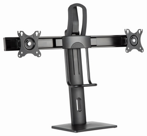 Gembird MS-D2-01 soporte para monitor 68,6 cm (27") Escritorio Negro