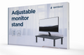 Gembird MS-TABLE-01 soporte para monitor Escritorio Negro
