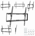 Gembird WM-70T-03 soporte para TV 177,8 cm (70") Negro