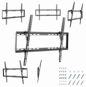 Gembird WM-70T-03 soporte para TV 177,8 cm (70") Negro