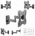 Gembird WM-42ST-01 soporte para TV 106,7 cm (42") Negro