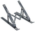 TooQ Soporte Elevador para Portátiles, Tablets, Móviles y Libros, Gris