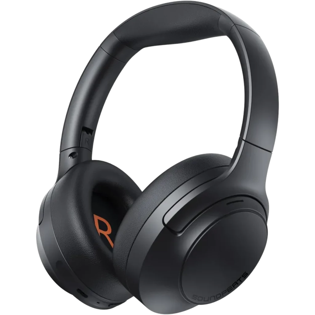 SoundPEATS Cove Pro Cancelación Activa Híbrida con Hi-Res Dual Gold con LDAC - Auriculares de Diadema Plegables Inalámbricos