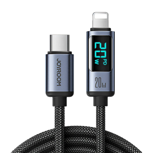 Cable Joyroom Tipo-C a Lightning con Pantalla LED
