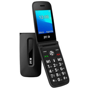 SPC Titan 2.4", 2G, 800mAh, Teclas Grandes, Tapa, Negro