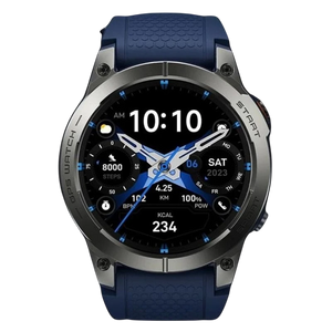 Zeblaze Stratos 3 Pro Azul - Reloj inteligente con pantalla AMOLED HD