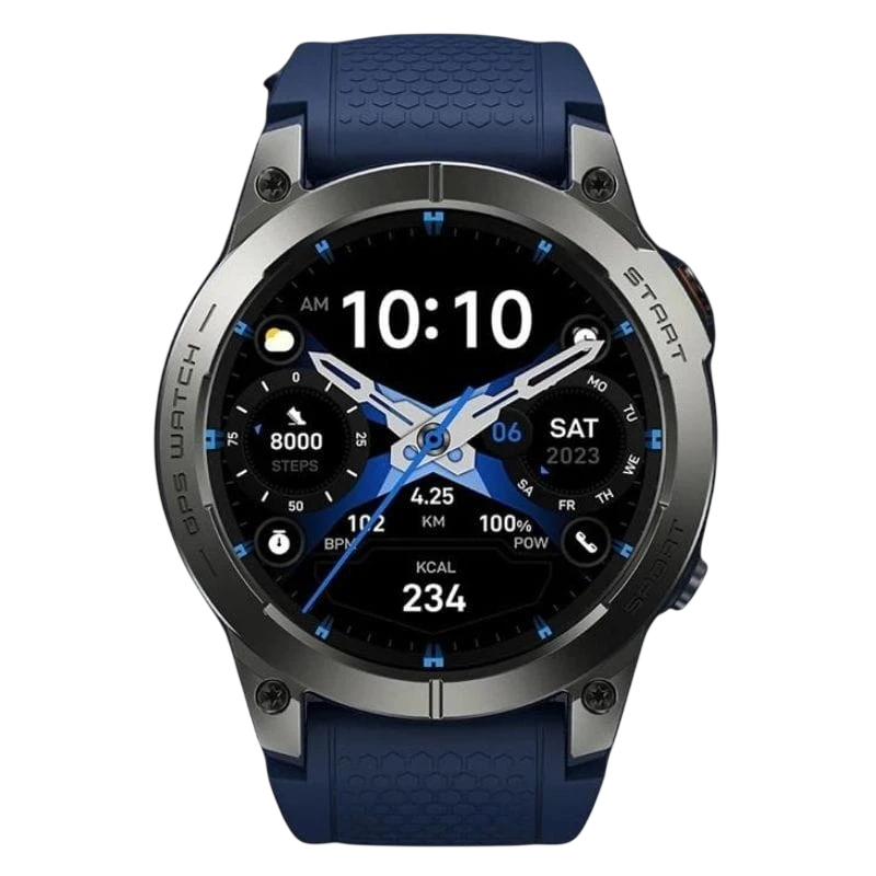 Zeblaze Stratos 3 Pro Azul - Reloj inteligente con pantalla AMOLED HD