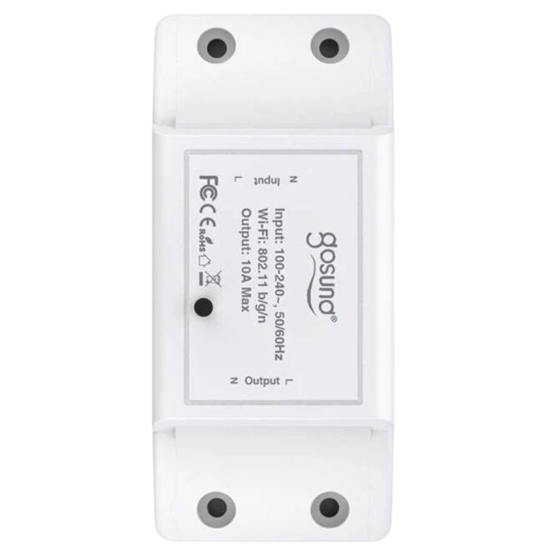 Gosund SW3 Wi-Fi 100~200 V 10 A Blanco - Relé inteligente
