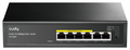 Cudy FS1006P switch No administrado Fast Ethernet (10/100) Energía sobre Ethernet (PoE) Negro