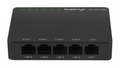 Lanberg DSP2-1005-12V switch No administrado Gigabit Ethernet (10/100/1000) Negro