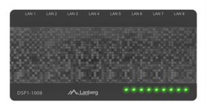 Lanberg DSP1-1008 switch No administrado Gigabit Ethernet (10/100/1000) Negro, Gris