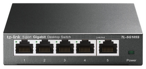 TP-Link TL-SG105S No administrado Gigabit Ethernet (10/100/1000) Negro