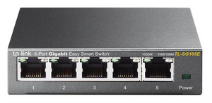 TP-Link TL-SG105E Gestionado L2 Gigabit Ethernet (10/100/1000) Negro
