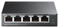 TP-Link TL-SF1005P No administrado Fast Ethernet (10/100) Energía sobre Ethernet (PoE) Negro