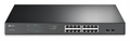 TP-Link TL-SG1218MPE Gestionado L2 Gigabit Ethernet (10/100/1000) Energía sobre Ethernet (PoE) 1U Negro