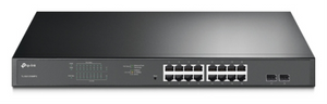 TP-Link TL-SG1218MPE Gestionado L2 Gigabit Ethernet (10/100/1000) Energía sobre Ethernet (PoE) 1U Negro