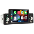 Autoradio 1 DIN SWM 160W 5 pulgadas Bluetooth/Carplay/Android Auto inalámbrico/USB Negro